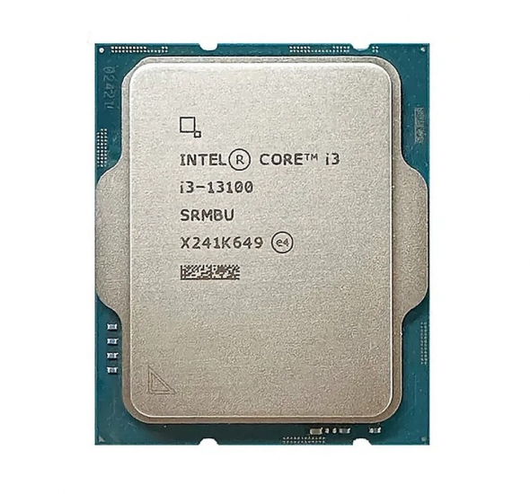 CPU Intel Core i3 13100 (Intel LGA1700 - 4 Core - 8 Thread - Base 3.4Ghz - Turbo 4.5Ghz - Cache 12MB) (Tray chính hãng chưa gồm tản nhiệt)